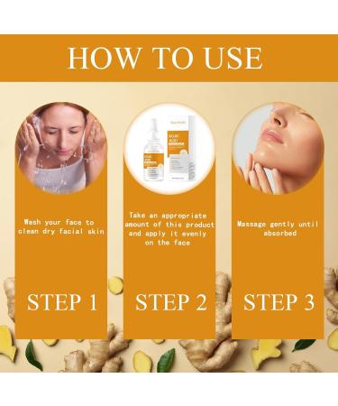 Kojic Acid Face Serum Dark Spots Correcting Glow Serum Turmeric Face Oil Aging Super Serum yellow - Buy Online on GoSupps.com