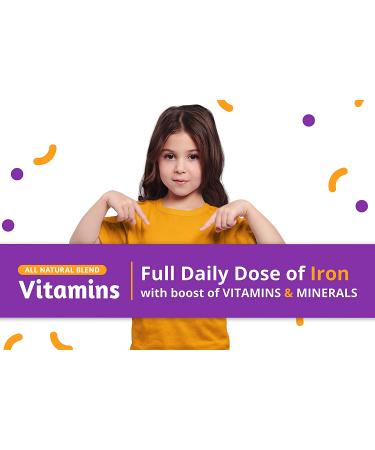 Vitamin Friends Iron Vegan Gummies - Strawberry Flavor, 60 Pectin Gummies for Enhanced Energy - Buy Online on GoSupps.com