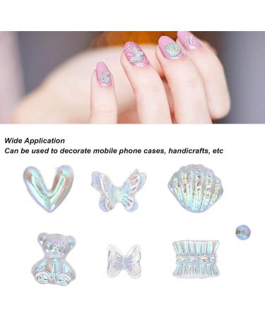Nail Art Decoration Fashionable Charming Resin Nail Decoration Various Styles for Home for Girls - Buy Online on GoSupps.com