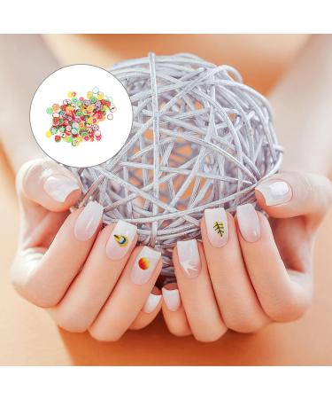 Healeved 8 Packs Nail Art Polymer Clay Nail Fruit Slices Fruit Nail Art Slice Appliques Embellishments DIY Fruit Nail Art Nail Art Craft Decor 3d Polymer Nail Slice Suite Manicure Resin 11X7cmx2pcs Colorfulx2pcs - Buy Online on GoSupps.com