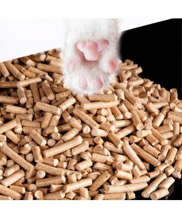 Premium Natural Wood Pellet Cat Litter | Ultra Absorbent & Biodegradable | Effective Odour Control | 30L Bag - Buy Online on GoSupps.com