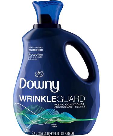 Downy WrinkleGuard Liquid Fabric Softener and Conditioner Fresh 81 fl oz - Buy Online on GoSupps.com