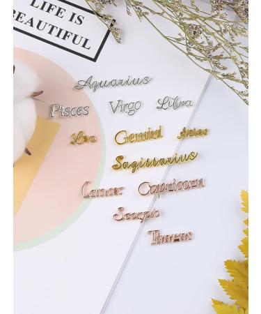 108Pcs Zodiac Word Message Nail Charms Set - Halloween Rhinestones for Jewelry Making - Buy Online on GoSupps.com