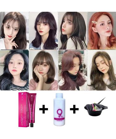 Yoesinhen Shecolo Hair Dye - Silver Gray & Smoke Dark Silver Dye Shampoo for Gray Hair Nourishing No Bleach Formula for Men & Women (#16) - Buy Online on GoSupps.com