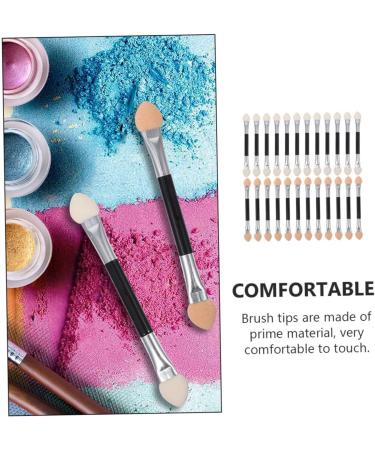 OHPHCALL 48 Pcs Latex Eye Shadow Stick Women Eye Shadow Brush Women Makeup Brush Eyeshadow Sponge 7.5x1x0.5cmx2pcs Beige Khaki X2pcs - Buy Online on GoSupps.com