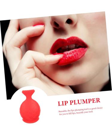 Healeved Silicone Fish Lip Filler (red) Lip Plumper Device Reusable Lip Enhancer Lip Plumping Device Womens Lip Plumper Women Lip Enhancer Lip Silicone Plumper Lips Plumper Enhancer - Buy Online on GoSupps.com