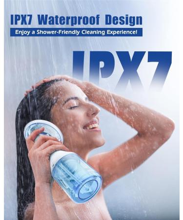 Electric Ear Wax Removal with One-Piece Waste Tank, Water Powered Ear Cleaner with 4 Pressure Modes for Earwax Remove at Home, 4 Tips, USB-C Cable, IPX7 (Blue) 200ML Blue - Buy Online on GoSupps.com