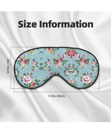 Rose Flowers Deep Sleep Mask | Adjustable Soft Blindfold for Travel & Meditation - Relaxation Essentials - Buy Online on GoSupps.com