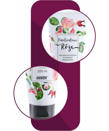  Anwen Anwen Emollient Rose Conditioner for High Porosity Hair 200ml - Buy Online on GoSupps.com