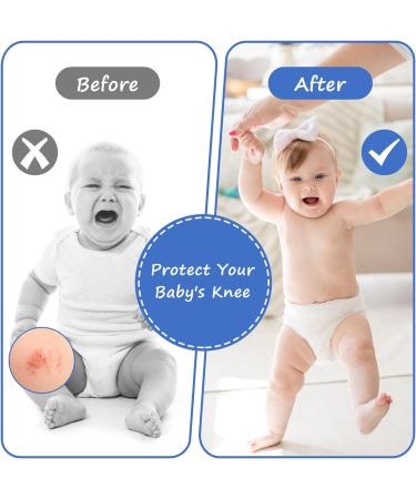 COMNICO Baby Knee Pads (3 Pairs) - Breathable Anti-Slip Crawling Pads for Boys and Girls - Buy Online on GoSupps.com