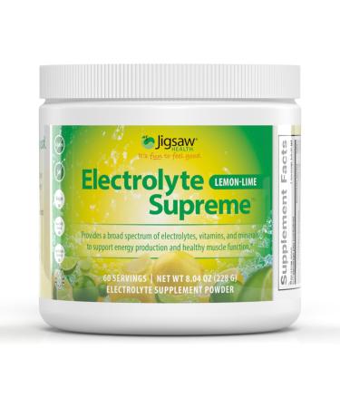 Jigsaw Pickleball Hydration Stack | Potassium Cocktail (Orange) Electrolyte Supreme (Lemon-Lime) and MagSoothe (Raspberry Lemonade) 60 Servings (Jar) - Buy Online on GoSupps.com