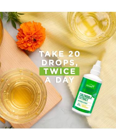 FULL OF NATURE FUNAT Calendula Marigold Extract: Promotes Healthy Skin and Digestive Wellness 2 fl Oz | 60 ml - Buy Online on GoSupps.com