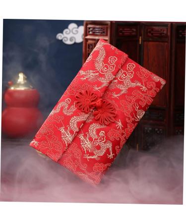 DIKACA 2pcs Fabric Red Envelope Bag Chinese Jewelry Pouch Festive Red Envelopes Zodiac Hong Bao Zodiac Red Chinese Red Pocket Money Chinese Money Envelope Red Gifts China New Year Brocade - Buy Online on GoSupps.com