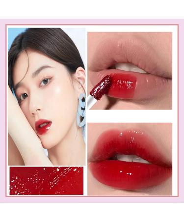 6 Colors Water Tint Lip Stain Set | Long-Lasting Plumping Mini Liquid Lipstick | Moisturizing Tinted Lip Stain for Women | Non-Sticky Daily Lip Makeup - Buy Online on GoSupps.com