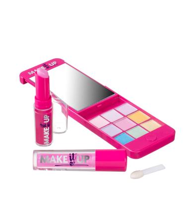 Girls Makeup Palette with Mirror - Super Chic iPhone Compact  Ages 6+ 1