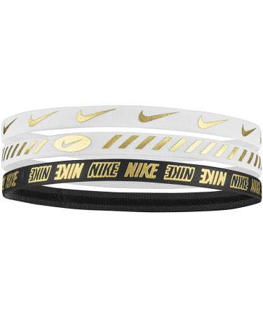 Nike 3 Set headbands 3.0 metallic