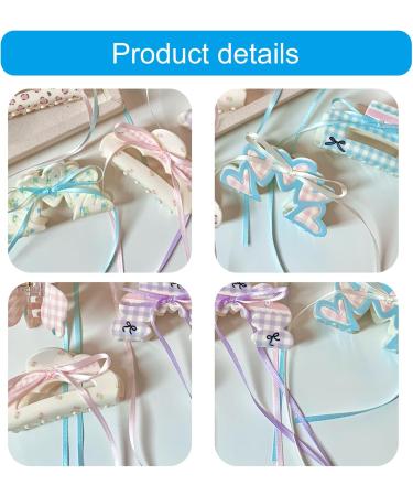 Women Hair Claw Clip Bowknot Chin Claw Clip Anti-slip Hair Grip Clip Hairstyle Hair Banana Clip Style2 - Buy Online on GoSupps.com