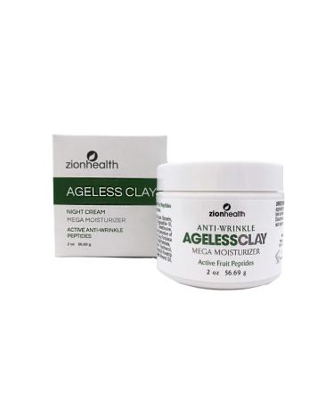 Ageless Clay Anti Wrinkle Cream Zion Health 2 oz Cream