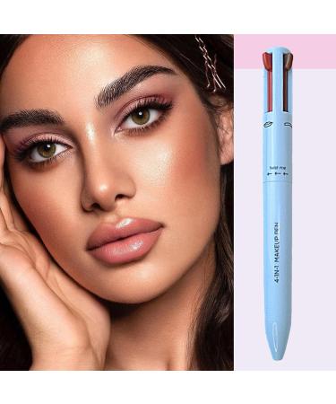  Yunmiao 4-in-1 Makeup Set: Eyebrow Pencil Eyeliner Lip Liner and Highlighter. Multicolored Eyebrow Pencil Waterproof Eyebrow Pencil for Eyes Lips and Face. - Buy Online on GoSupps.com
