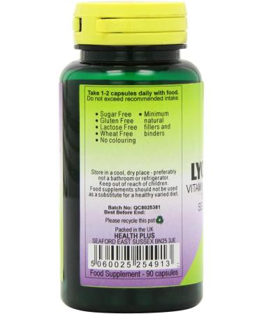 Health Plus Lycopene Plus 10mg Men's Health Supplement - 90 Gelatin Free Capsules - Buy Online on GoSupps.com