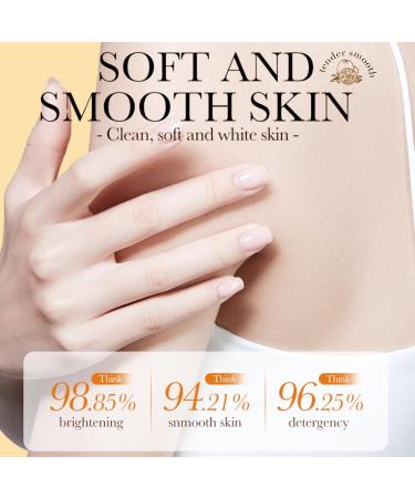 Body Exfoliator - Body Scrub Exfoliator - Vitamin C Exfoliating Body Scrub - Orange Extract Body Exfoliator Scrub - Hydrating Body Skin Care - Whitening Nourishing Smooth Skin 120g - Buy Online on GoSupps.com