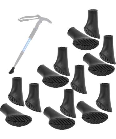 Socobeta Walking Stick Tips Rubber 9mm Pole Tips 18x8x3 Universal 15PCS Pole Tip Protectors Walking Stick Feet Cover Nonslip Pad Alpenstocks Accessory - Buy Online on GoSupps.com