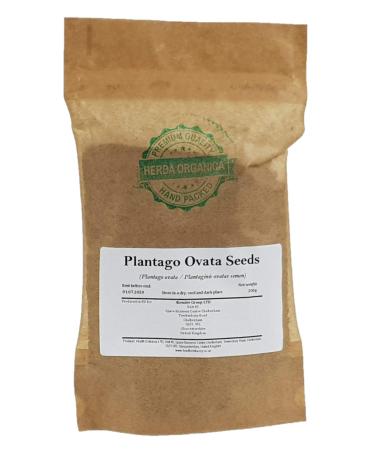Herba Organica Graines de Psyllium Blond - Plantago Ovata L - Plantago Ovata Seeds (100g)