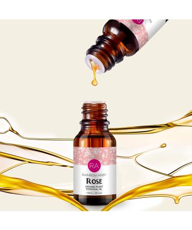 100% Pure Rose Essential Oil for Aromatherapy, Diffuser, Perfumes, Massage & Skin Care - 10ml - Buy Online on GoSupps.com
