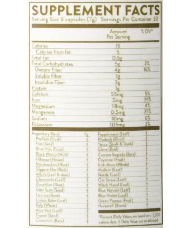 Fiber Cleanse 240 Capsules - Hallelujah Acres | Natural Detox and Digestive Support - Buy Online on GoSupps.com