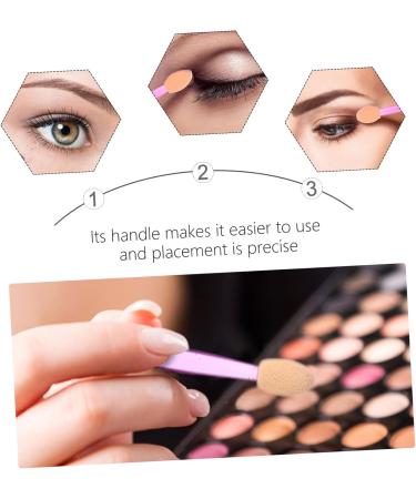 CANIGHT 80pcs Eye Shadow Sponge Eyeshadow Sponge Brush Plastic Makeup Brush Non Latex - Buy Online on GoSupps.com