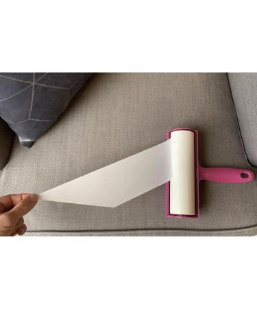 Metkix Extra Large Lint Roller 6.3" (16cm) with Refill | Protective Cover | Giant Lint Roller for Pet Hair Furniture Bed Couch Total 120 Sheets 1 Rollers + 1 Refills (Total 120 Sheets) - Buy Online on GoSupps.com