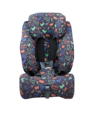 JANABEBE JYOKO KIDS Cover liner for car seat Compatible with Klippan Century and Triofix (Happy Dino KLIPPAN CENTURY) HAPPY DINO KLIPPAN CENTURY Y TRIOFIX COMFORT