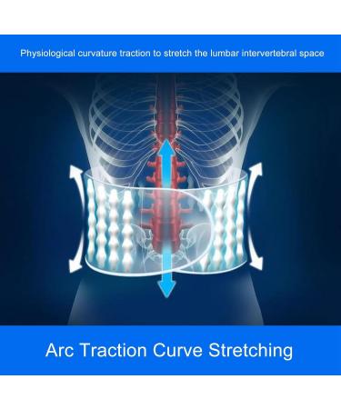 XCELLO Decompression Back Belt - TPU Lumbar Support for Muscle Relaxation & Back Relief (23cm Blue) - Buy Online on GoSupps.com