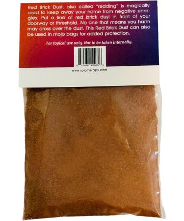Solo Therapy Red Brick Dust - 28g | Protect & Cleanse Your Home from Negative Energies - Buy Online on GoSupps.com