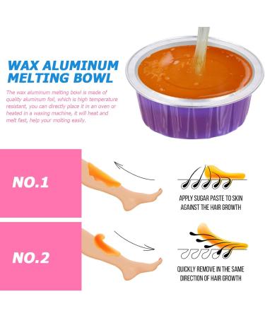 HOMSFOU 30 PCS Melting Wax Tool - Purple Aluminum Foil Heating Bowls (6.3x6.3cm) for Candle Making & DIY Crafts - International Shipping Available - Buy Online on GoSupps.com