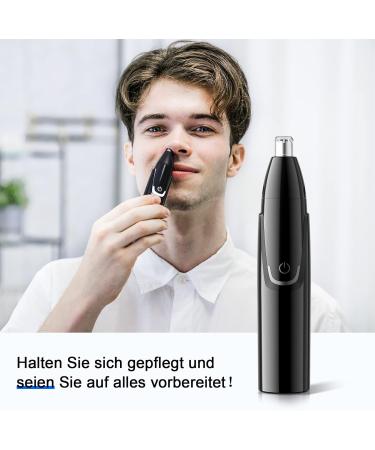 2023 Professional Ear and Nose Hair Trimmer Clipper for Men - Painless Facial & Eyebrow Grooming Tool in White - Buy Online on GoSupps.com