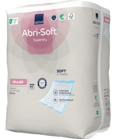 Buy Abena Abri-Soft Super Dry 60x60 cm | 1000 ml | International Shipping Available - Buy Online on GoSupps.com