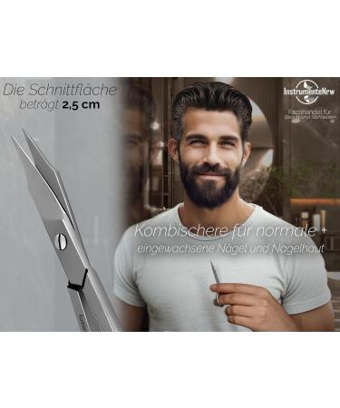 Nail Scissors with Tower Tip | Solingen Made in Germany | Extra Sharp Stainless Steel Manicure Scissors for Fingernails & Toenails - Buy Online on GoSupps.com