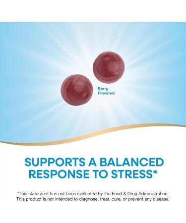 Nature's Way Ashwagandha Gummies Reduce Stress with Adaptogenic Herb* 125 mg Per 2-gummy Serving Berry Flavored 90 Gummies (Packaging May Vary) - Buy Online on GoSupps.com