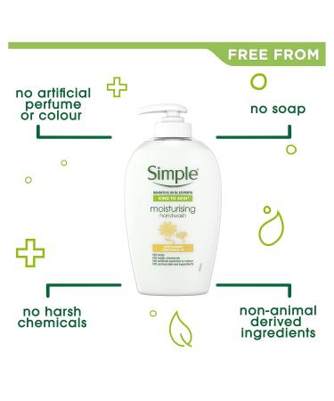 Simple Kind to Skin Moisturising Handwash 250ml - Gentle Hydration for All Skin Types | International Shipping Available - Buy Online on GoSupps.com