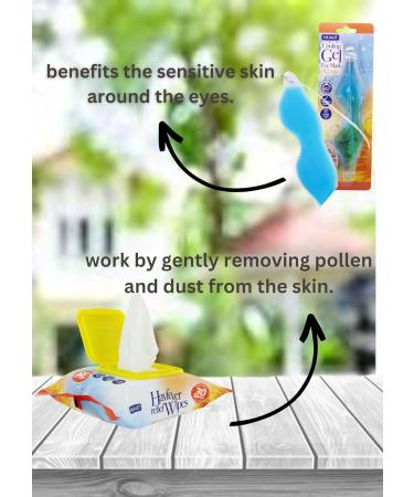 Nuage Allergy Relief Set: Hayfever Wipes, Face Mist, Barrier Balm, Eye Masks & Gel - for Kids & Adults - Buy Online on GoSupps.com