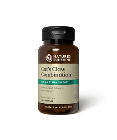 Nature's Sunshine Una de Gato (Cats Claw) 100 Capsules | Supports the Immune System and Provides Natural Herbs to Help the Digestive Tract