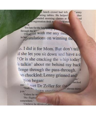 60mm Acrylic Paperweight Magnifier Reading - Dome Magnifier/Paperweight Optical Half Ball Lens (60mm) Better Life
