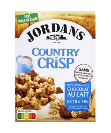 Jordans Whole Grains & Extra Fine Milk Chocolate - 550g Box
