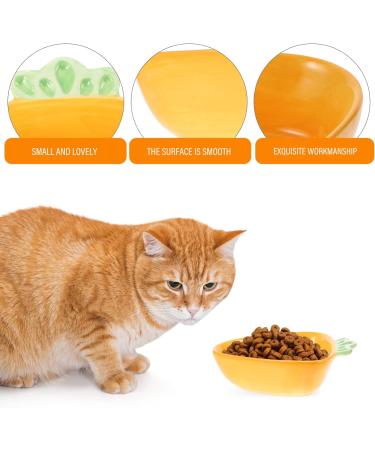 ULTECHNOVO Ceramic Carrot Food Bowl for Small Animals - Hamster Feeding Bowl - Buy Online on GoSupps.com