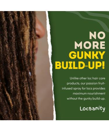 Locsanity Daily Moisturizing Spray for Dull Dry Locs Jumbo Size Passion Fruit Hair and Scalp Moisturizer for Dreadlocks Sisterlocks Microlocks Braids to Control Oil and Frizz (32 fl oz) 32 Fl Oz (Pack of 1) - Buy Online on GoSupps.com