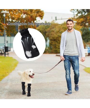 Pinenuts Dog Paw Protector Waterproof Anti-Slip Dog Shoes Protective Sock + 2 Rolls Pet Vet Wrap + 4 pcs Skid-proof Set (10cm/40cm) - Buy Online on GoSupps.com