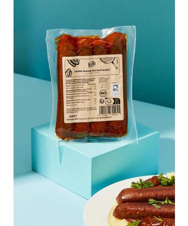 Buy KoRo Coarse Vegan Organic Bratwurst 230g - Perfect for Grilling - Vegan & Organic - International Shipping Available - Buy Online on GoSupps.com