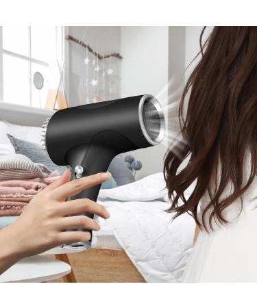 Esquirla Travel Hair Dryer Blow Dryer Low Noise Quick Dry Professional Simple Hairdryer Hair Care Dryer for Salon Women Men Black - Buy Online on GoSupps.com