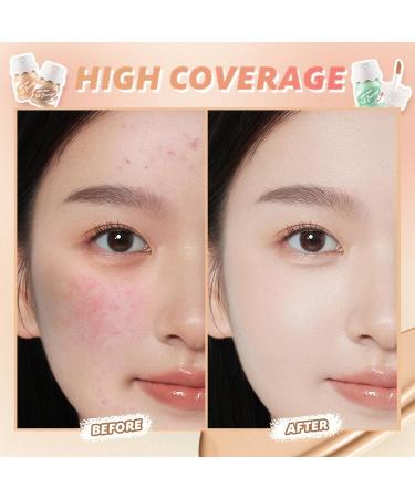 Full Coverage Concealer Full coverage concealer for brown spots under the eyes light color 15 ml for spot coverage suitable for Ximan skin - Buy Online on GoSupps.com